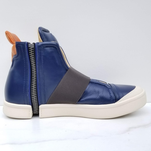 Diesel Zip-round S-Nentish Strap Leather Sneakers - Picture 4 of 8